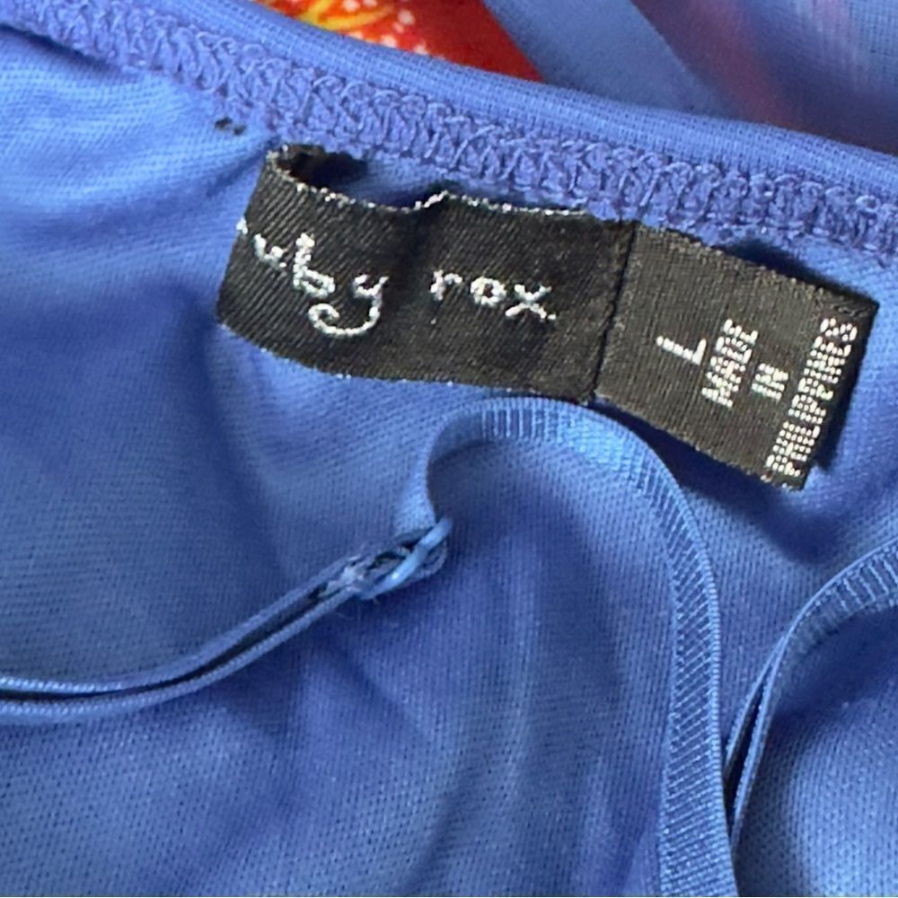 Ruby Rox Royal Blue Mesh-Like Spaghetti Strap Dre… - image 12